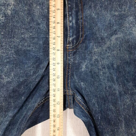 Be-Girl Skinny Jeans Plus Size 18 Distressed Acid Wash High-Rise Corset Waist - Picture 9 of 16